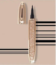 Load image into Gallery viewer, Black eyeliner lash glue rhinestone pen